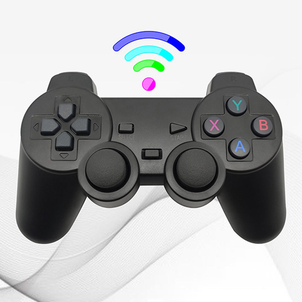 2,4G trådløs spilkonsol 4K Ultra HD 4G Game Stick bærbar 2-controllere TV-spiller med 3000 spil 2,4G trådløs spilkonsol 4K Ultra HD 4G Game Stick bærbar 2-controllere TV-spiller med 3000 spil